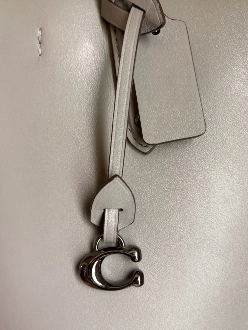 Coach Central Shopper leather tote with strap